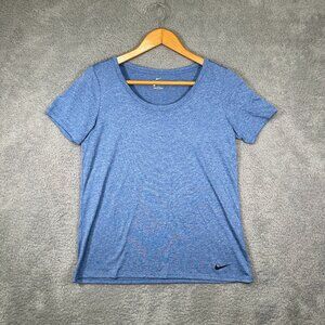 Women's Blue Nike Dri-Fit Shirt Size‎ Large
